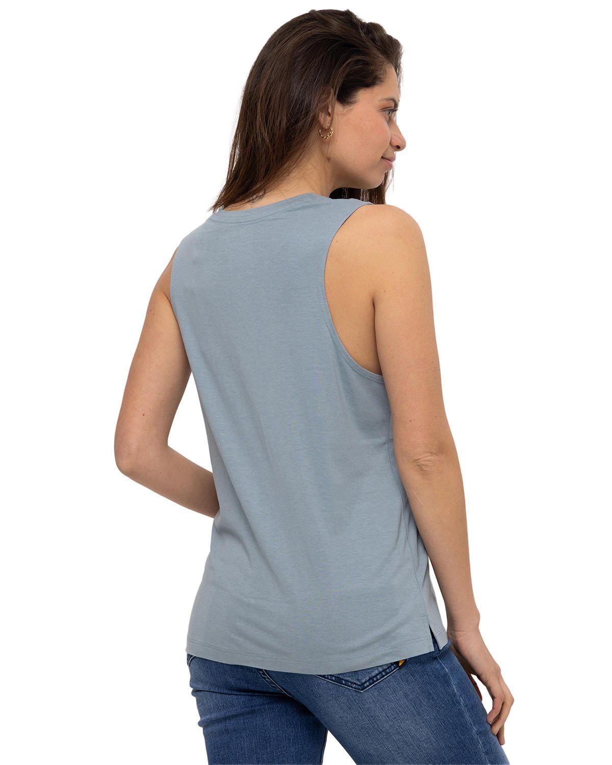 Polera M/C Weekender Graphic Re Azul Mujer-4