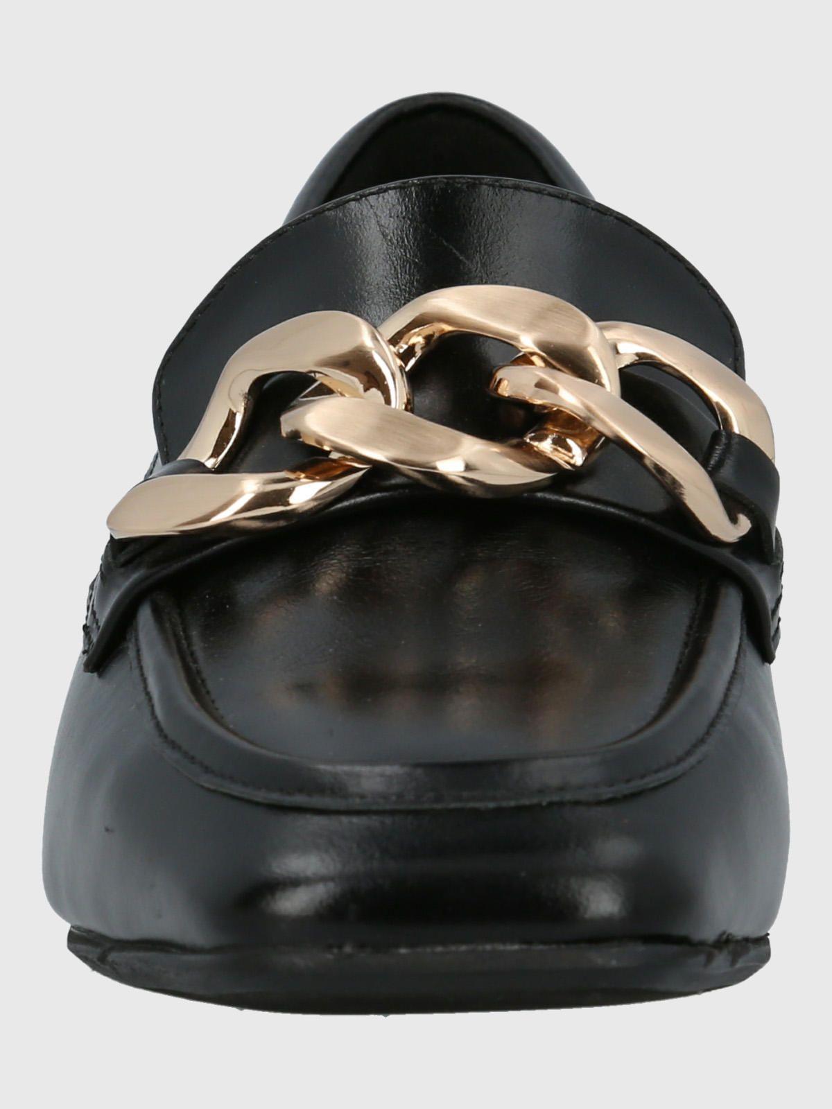 Mocasín Cuero Mujer Gween Negro-3