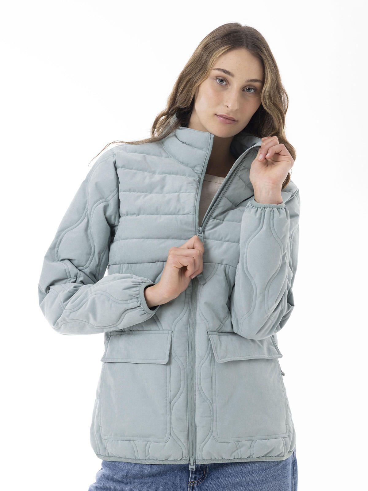Chaqueta Mujer Softcore Quilted Celeste-0