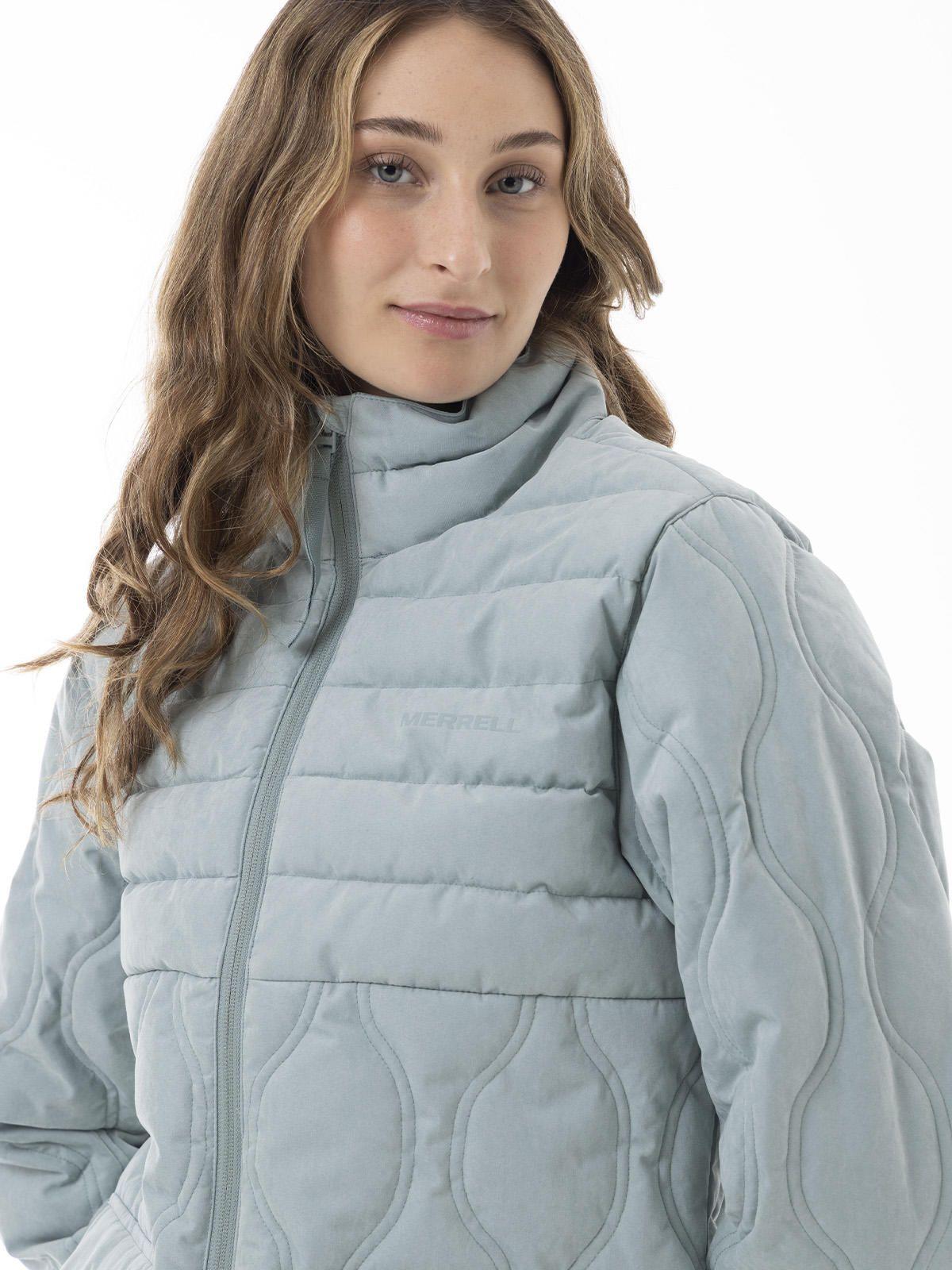 Chaqueta Mujer Softcore Quilted Celeste-4