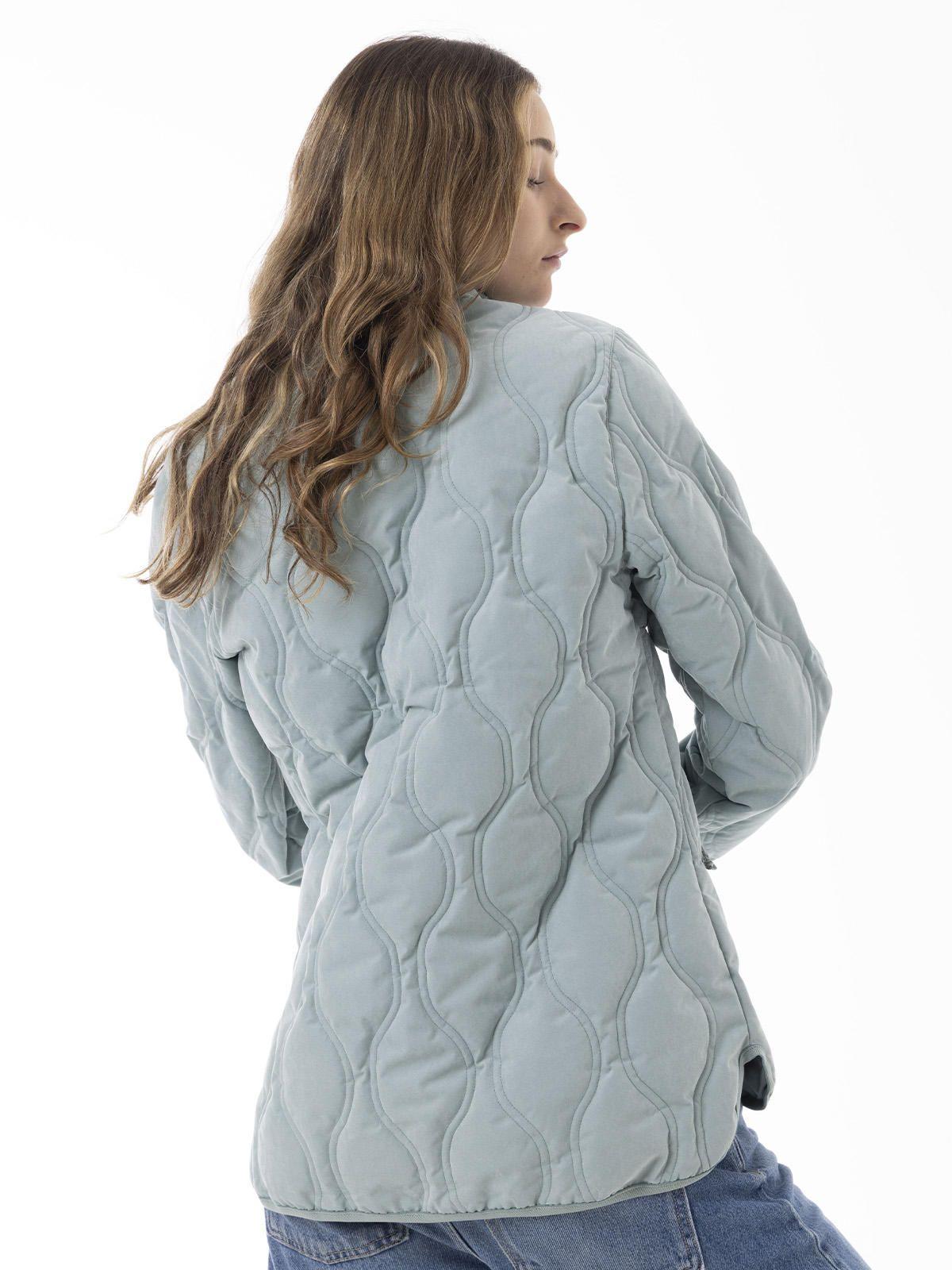 Chaqueta Mujer Softcore Quilted Celeste-5