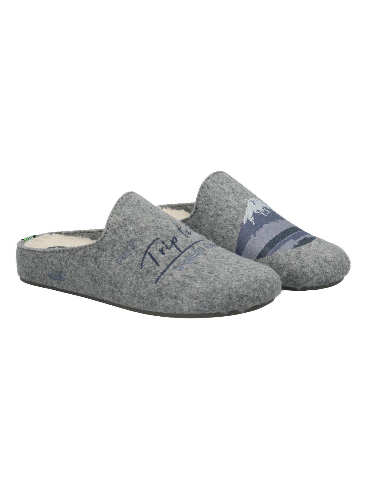 Pantufla Unisex Slipper Volcán Gris-0