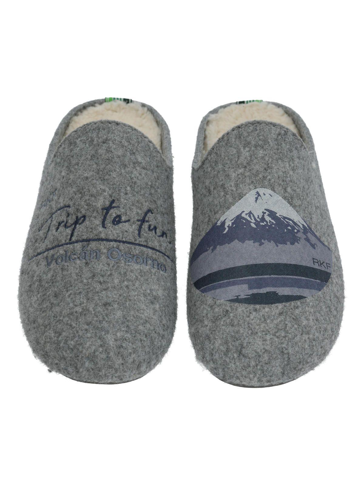 Pantufla Unisex Slipper Volcán Gris-1