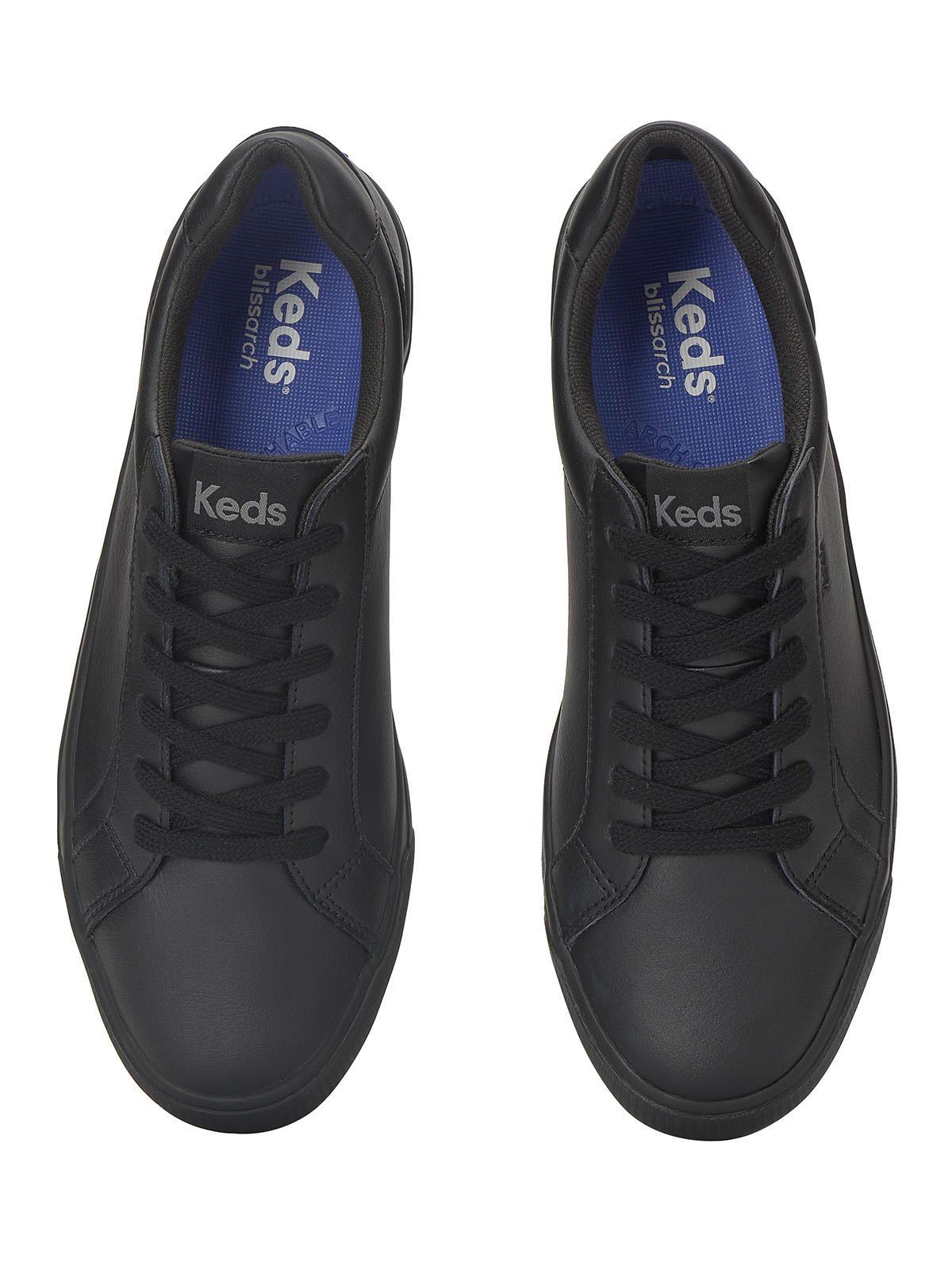 Zapatilla Cuero Mujer Pursuit Leather Negro-3