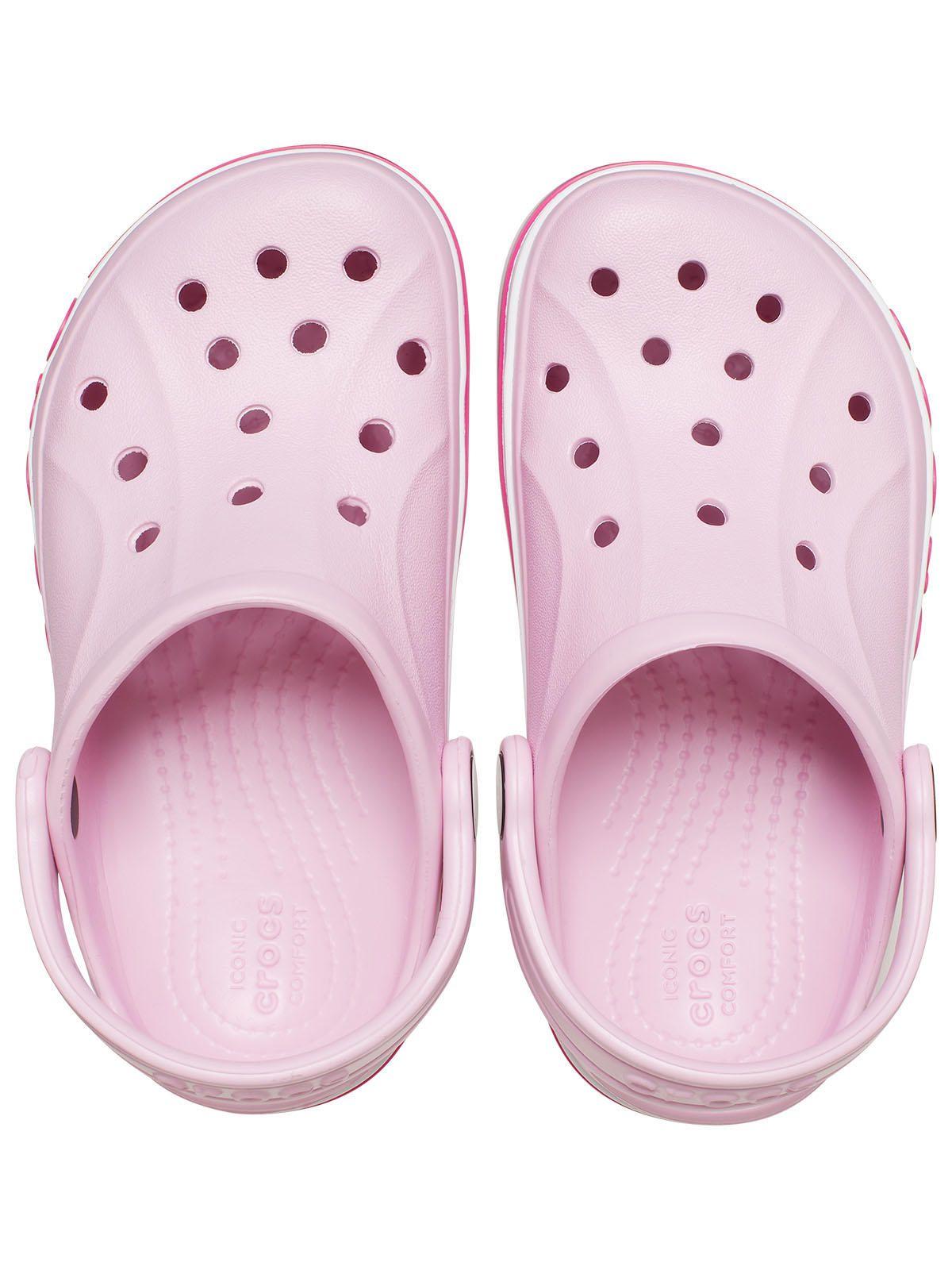 Zueco Crocs Niña Bayaband Clog Rosa-4