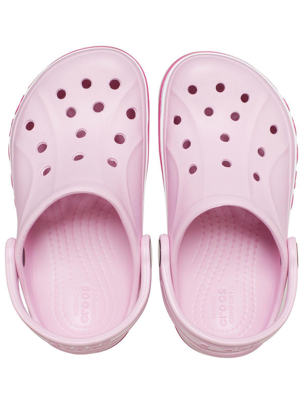 Zueco Crocs Niña Bayaband Clog Rosa-4