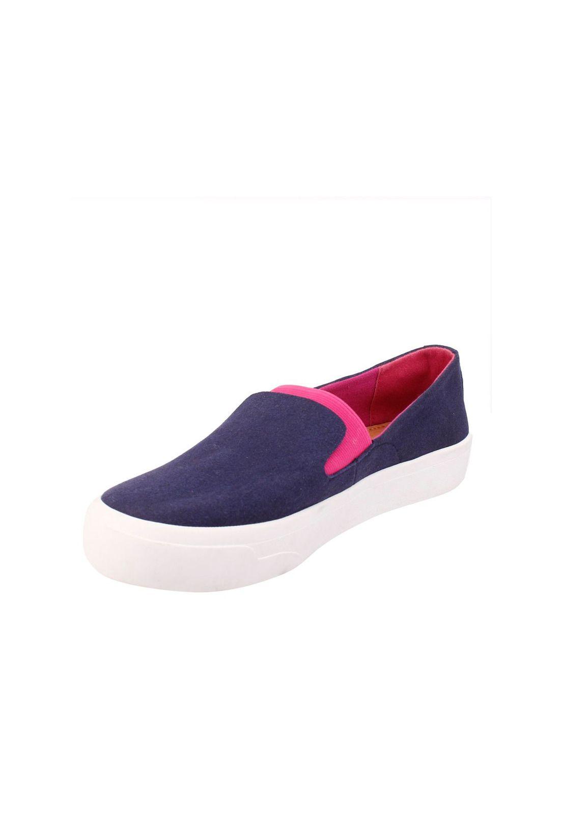 Zapatilla Poliester Melody Azul-1