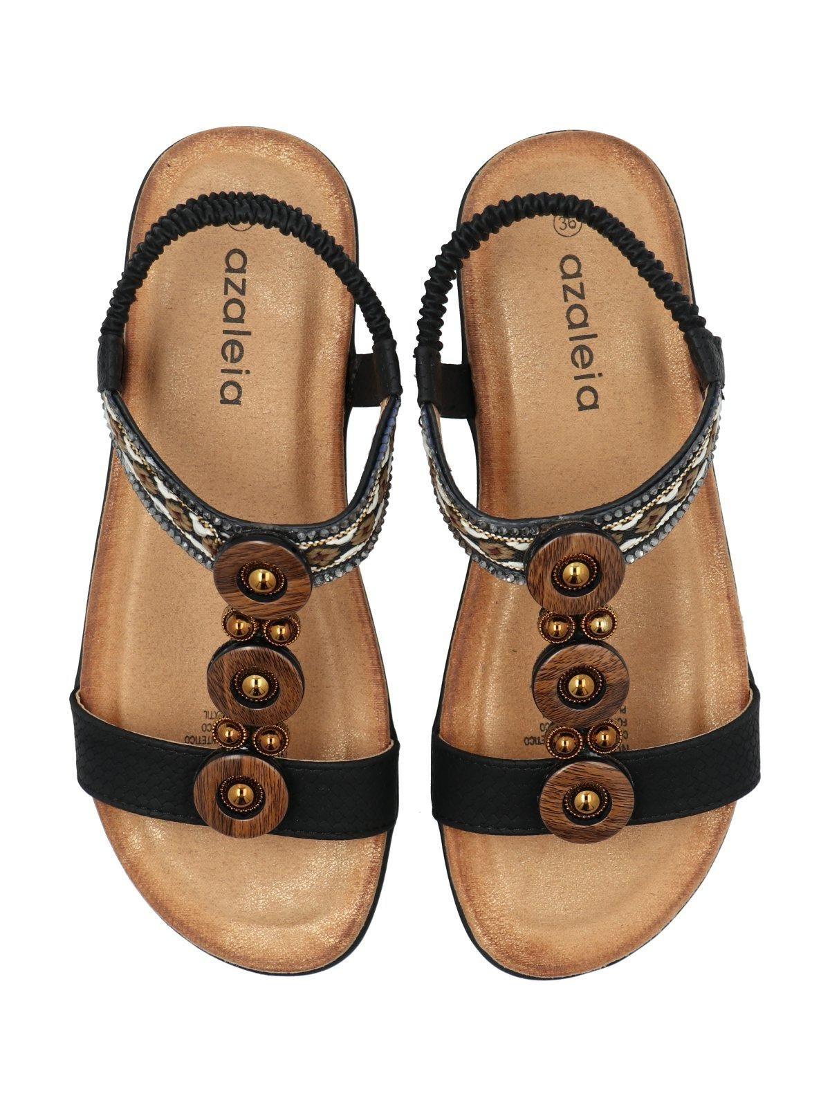 Sandalia Mujer Daniela Negro-7