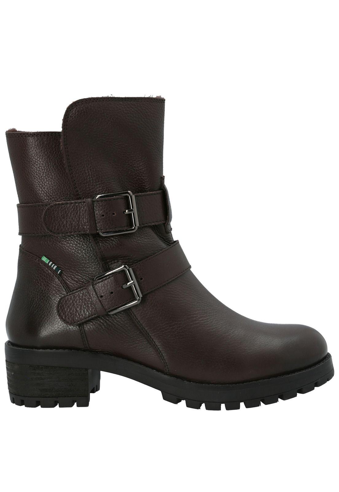 Botín Cuero Mujer Rydal Café-0