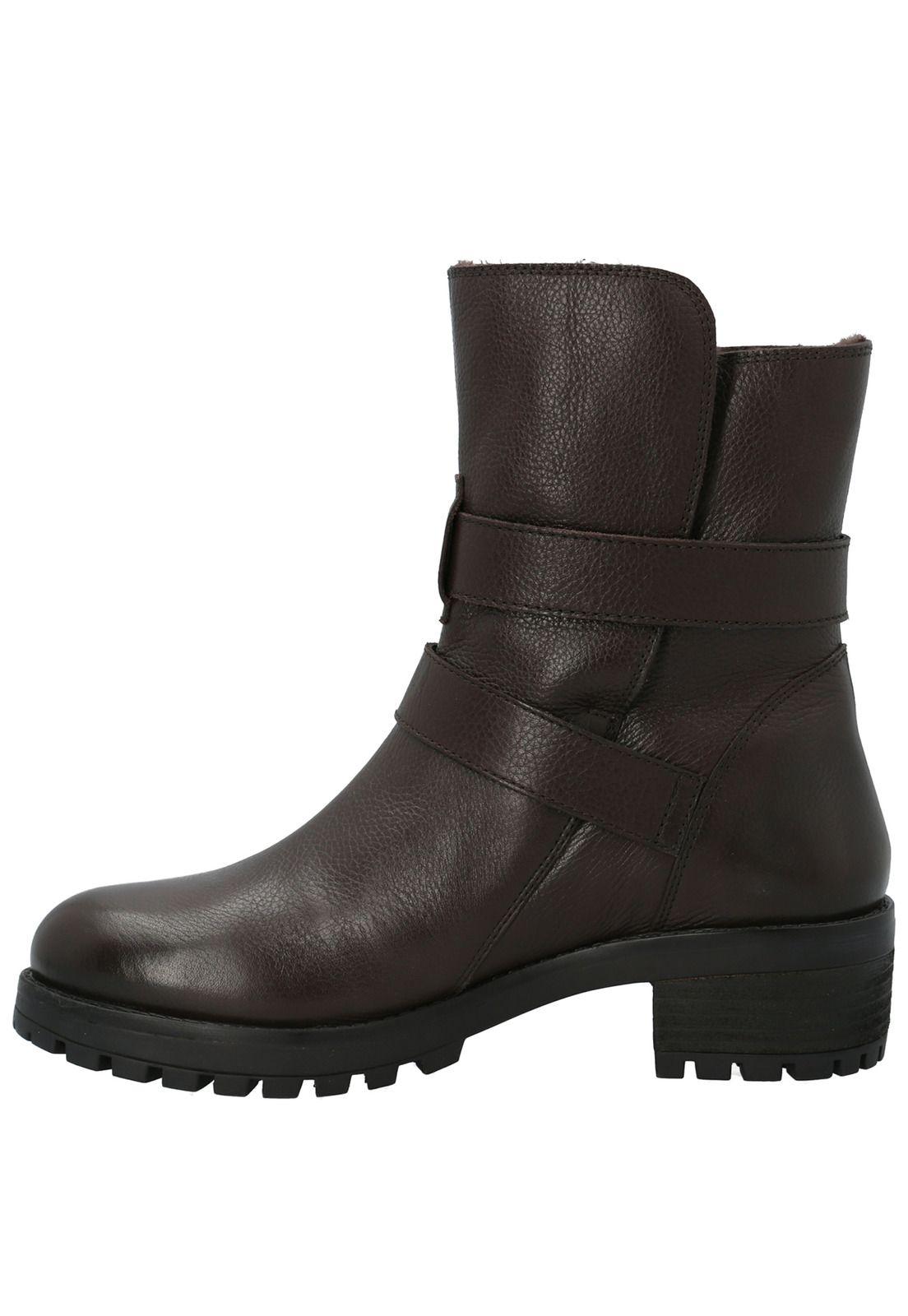 Botín Cuero Mujer Rydal Café-4