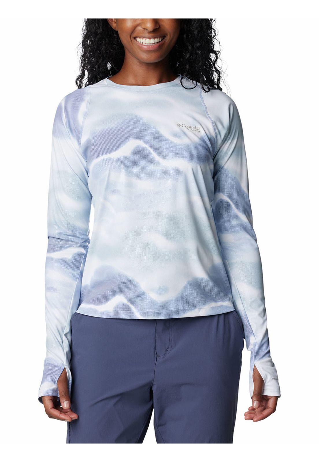 Polera Mujer Summit Valley Sun Azul-0