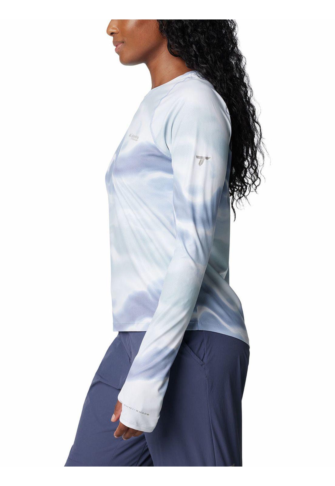 Polera Mujer Summit Valley Sun Azul-1