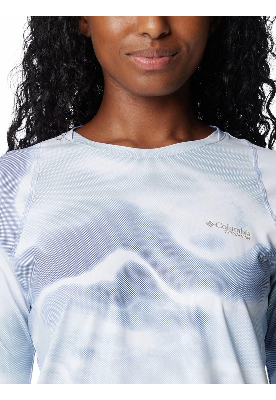 Polera Mujer Summit Valley Sun Azul-3