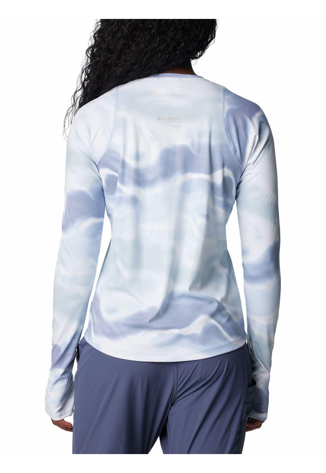 Polera Mujer Summit Valley Sun Azul-6