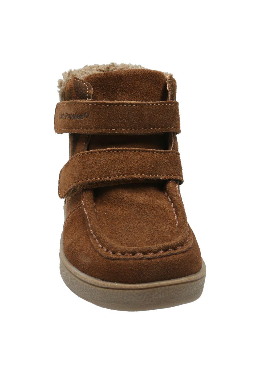 Botín Cuero Niño Koda Velcro Café (30-34)-2