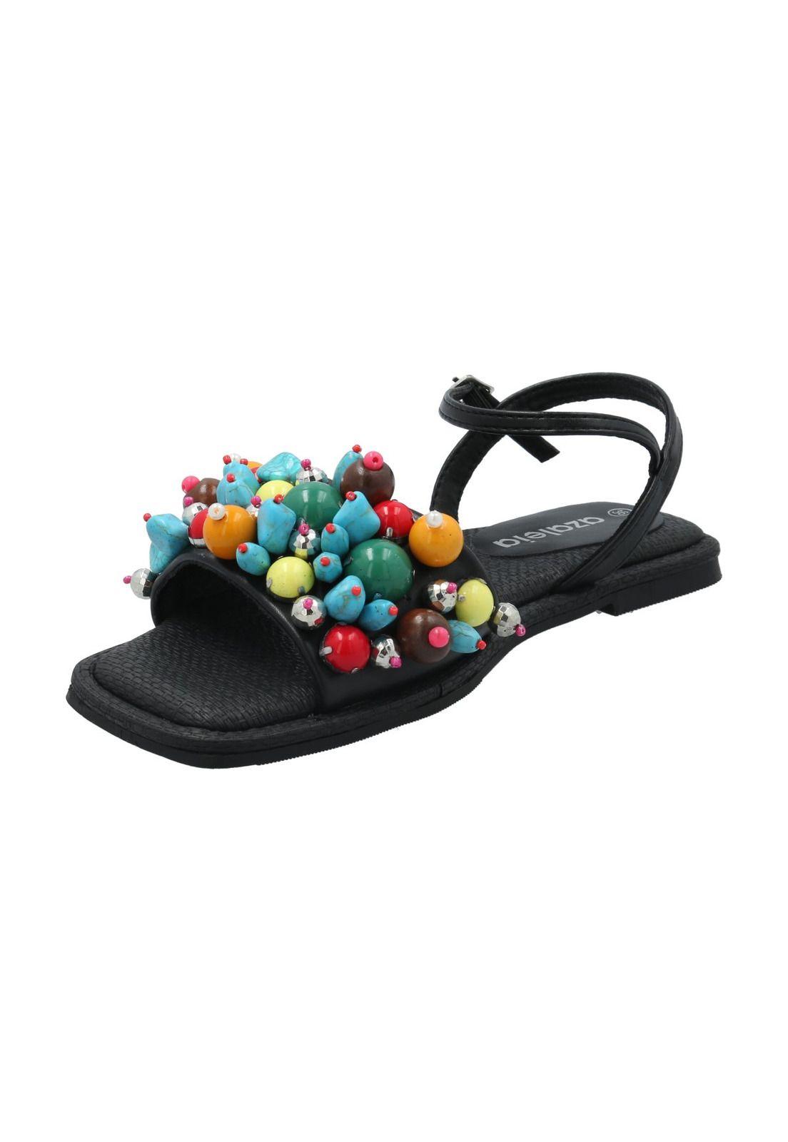 Sandalia Mujer Anneta Negro-4