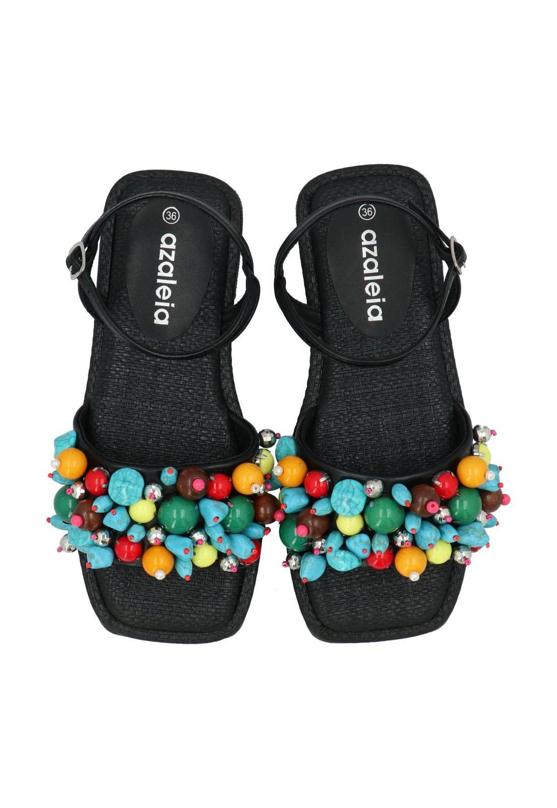 Sandalia Mujer Anneta Negro-7