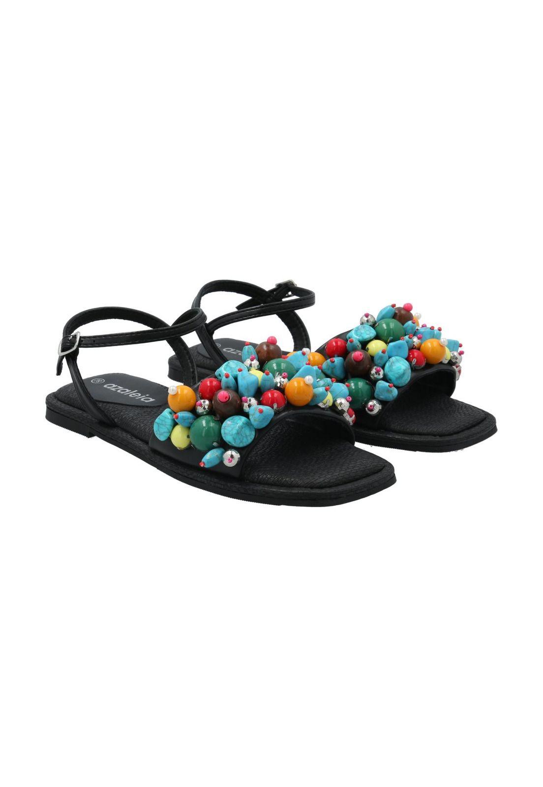 Sandalia Mujer Anneta Negro-8