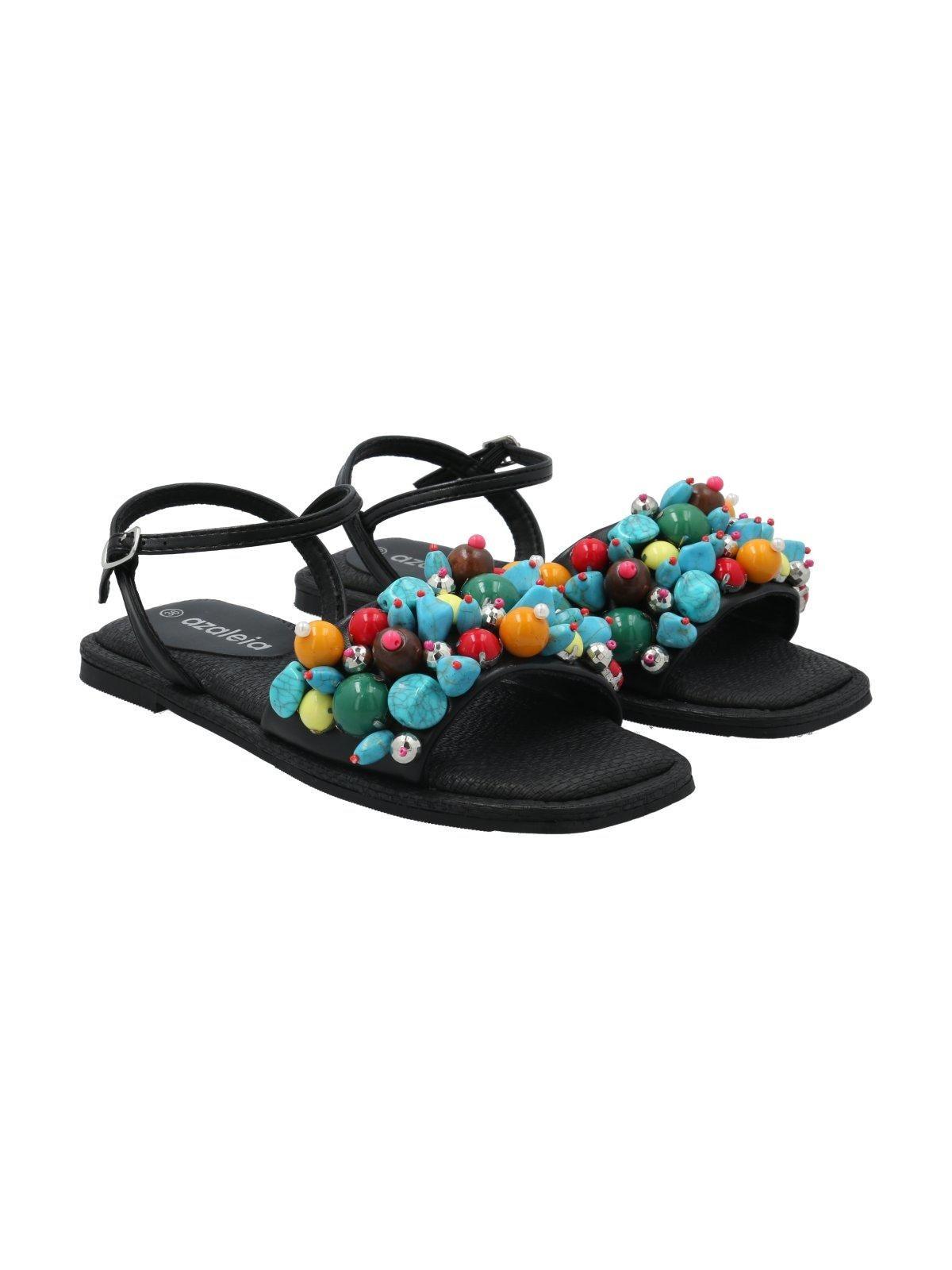 Sandalia Mujer Anneta Negro-8