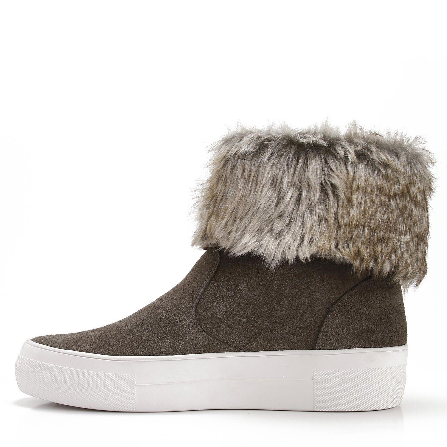 Botin Cuero Mujer Jess Gris-3