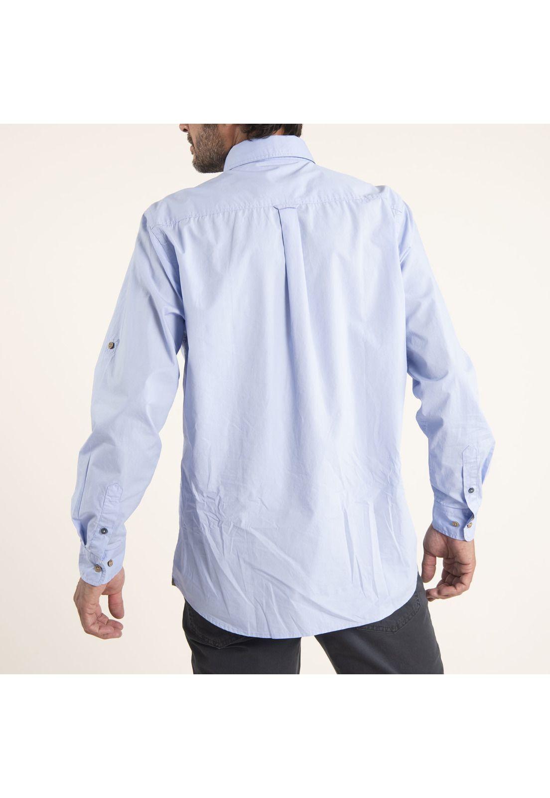 Camisa Hombre Algodón Orgánico Galiton Morado-3