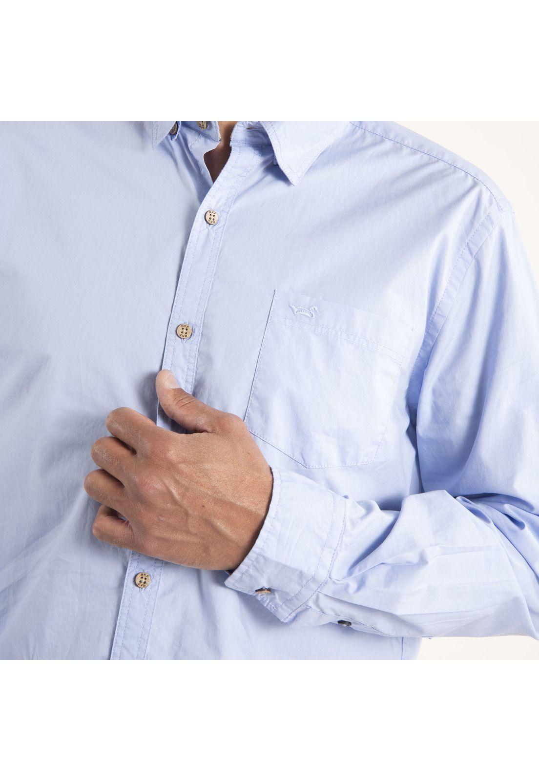 Camisa Hombre Algodón Orgánico Galiton Morado-4