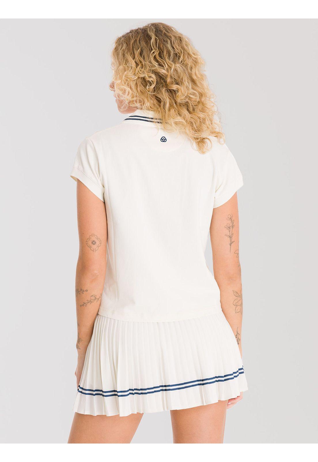 Polera Polo Mujer Heritage SAINTMALE Crudo-3
