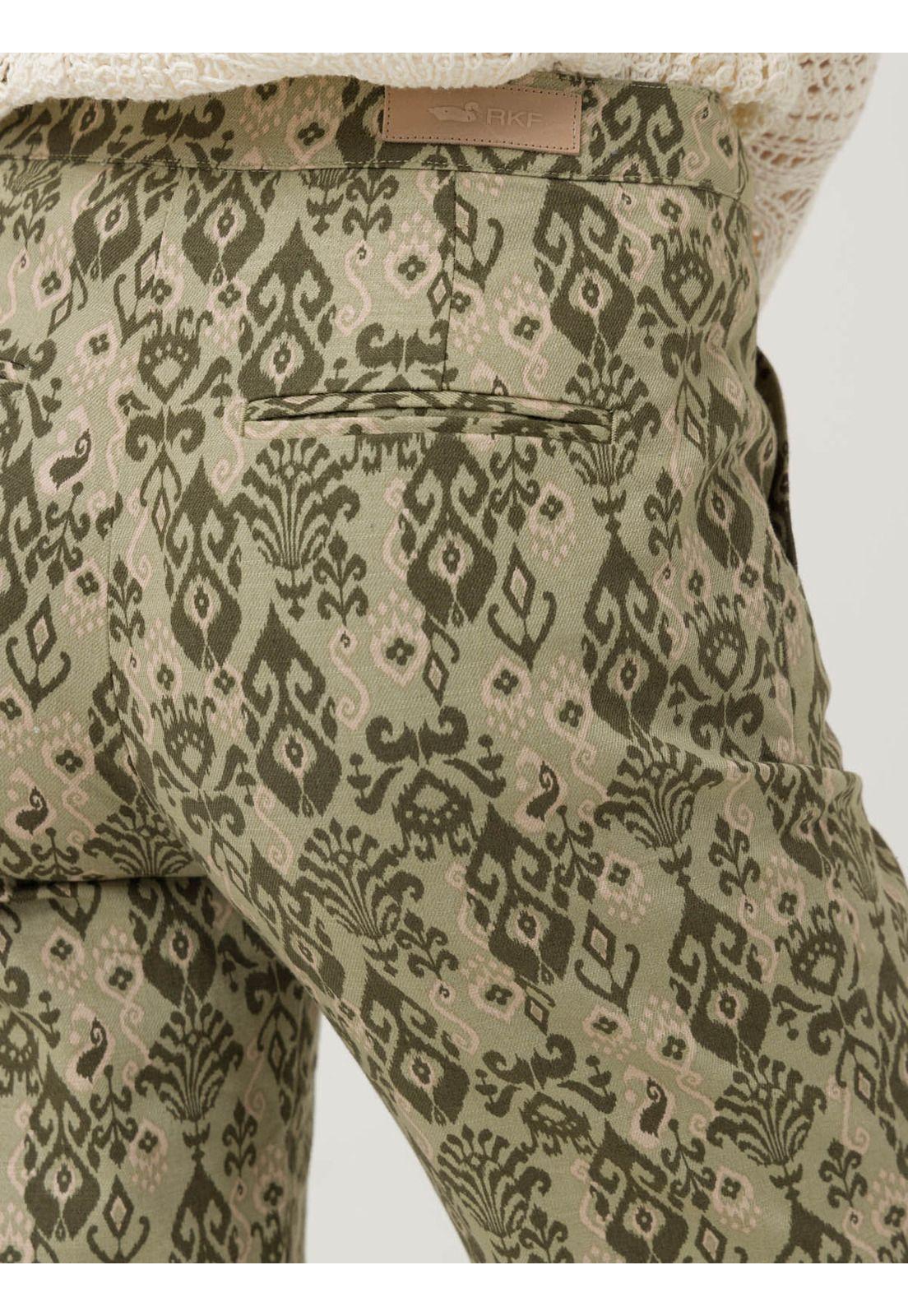 Pantalón Algodón Mujer Caspio Verde -6