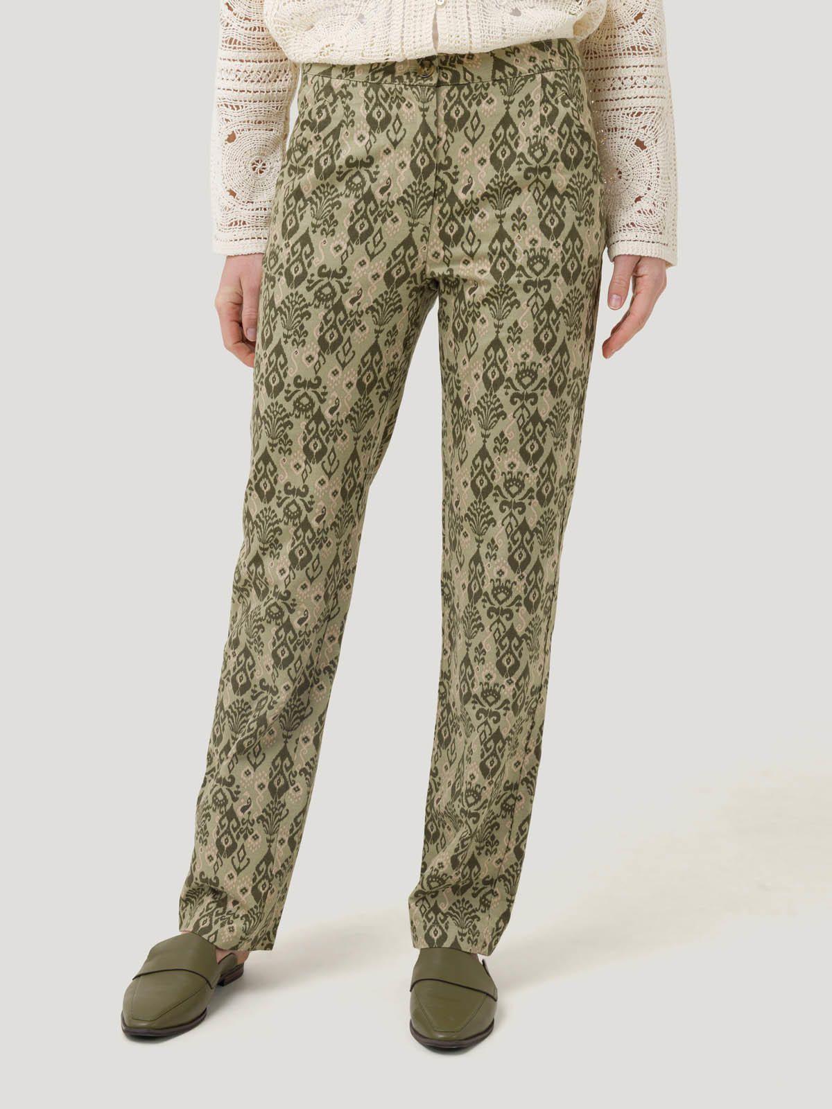 Pantalón Algodón Mujer Caspio Verde -4