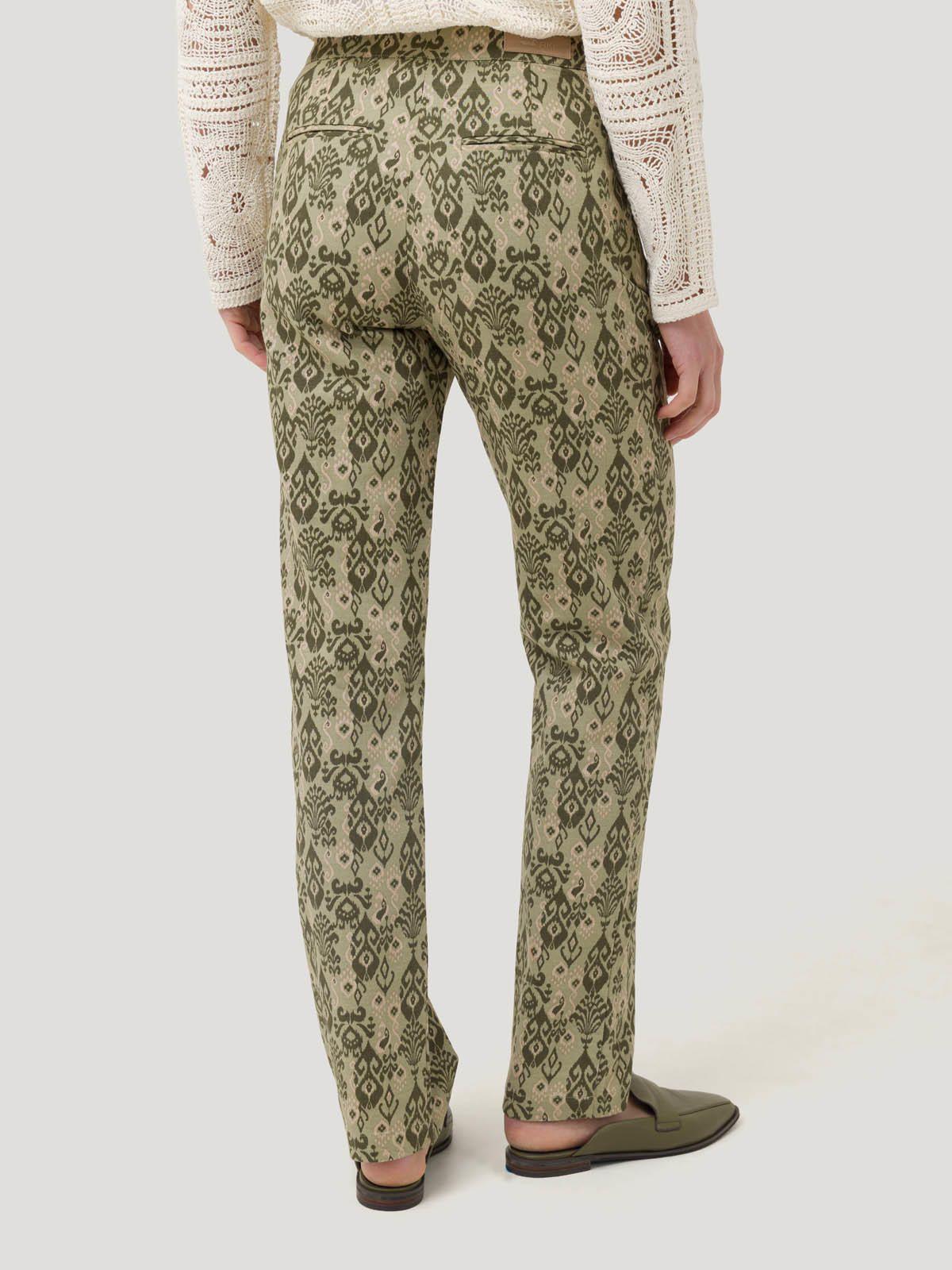 Pantalón Algodón Mujer Caspio Verde -5