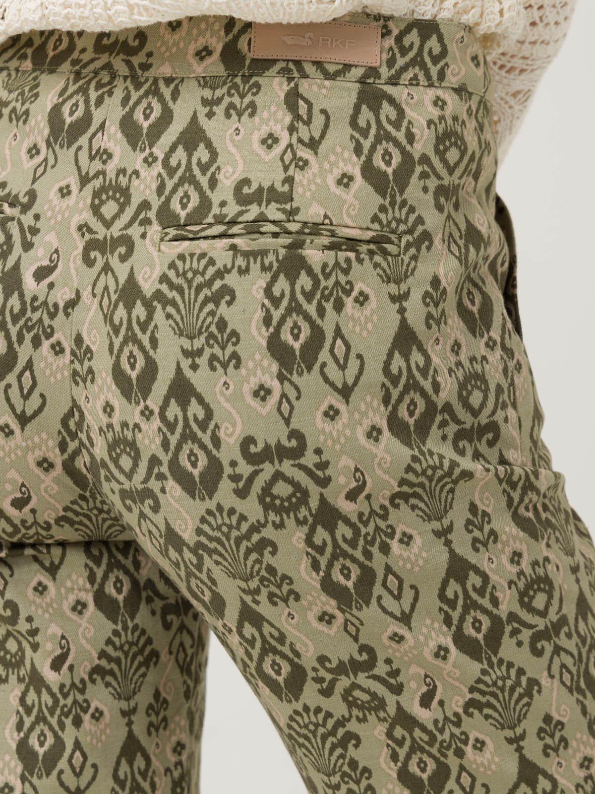 Pantalón Algodón Mujer Caspio Verde -6