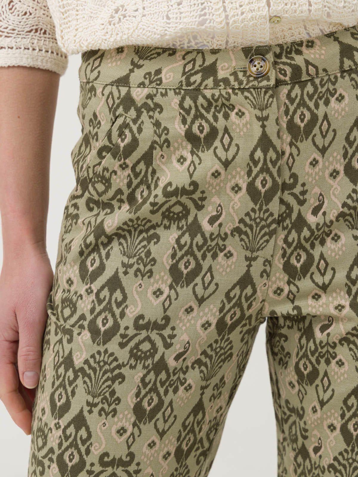 Pantalón Algodón Mujer Caspio Verde -7
