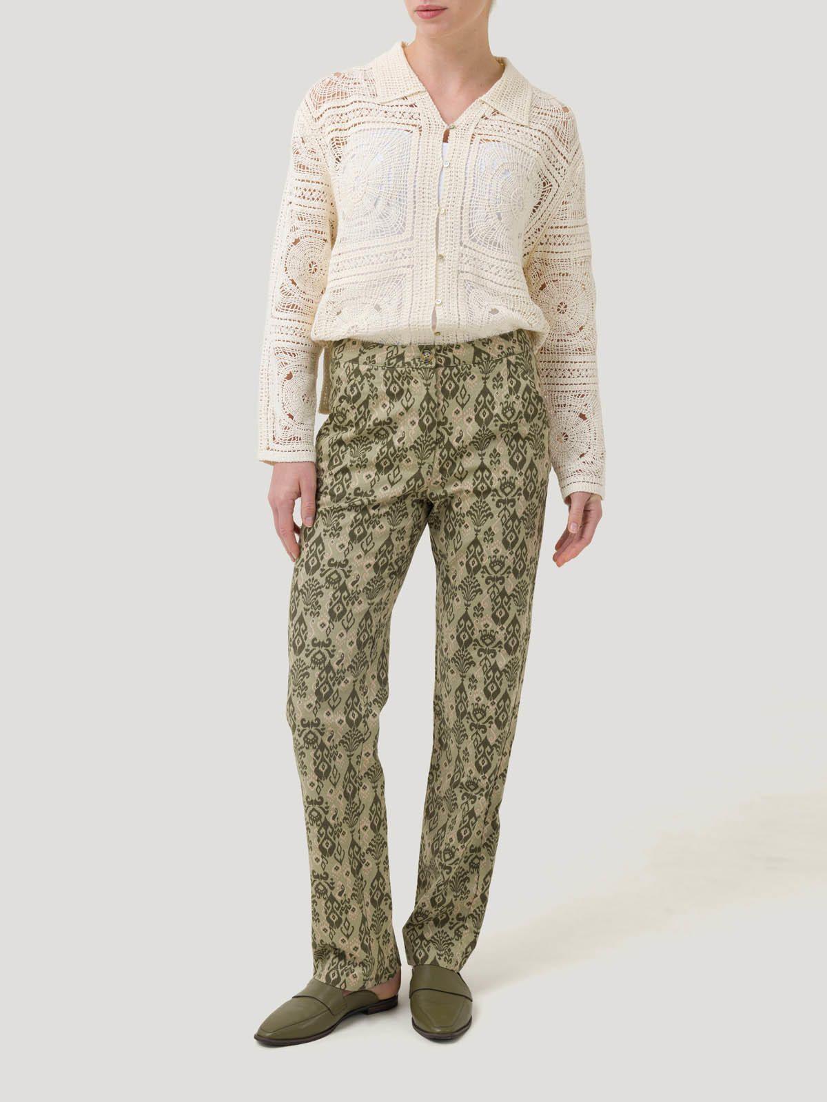 Pantalón Algodón Mujer Caspio Verde -8
