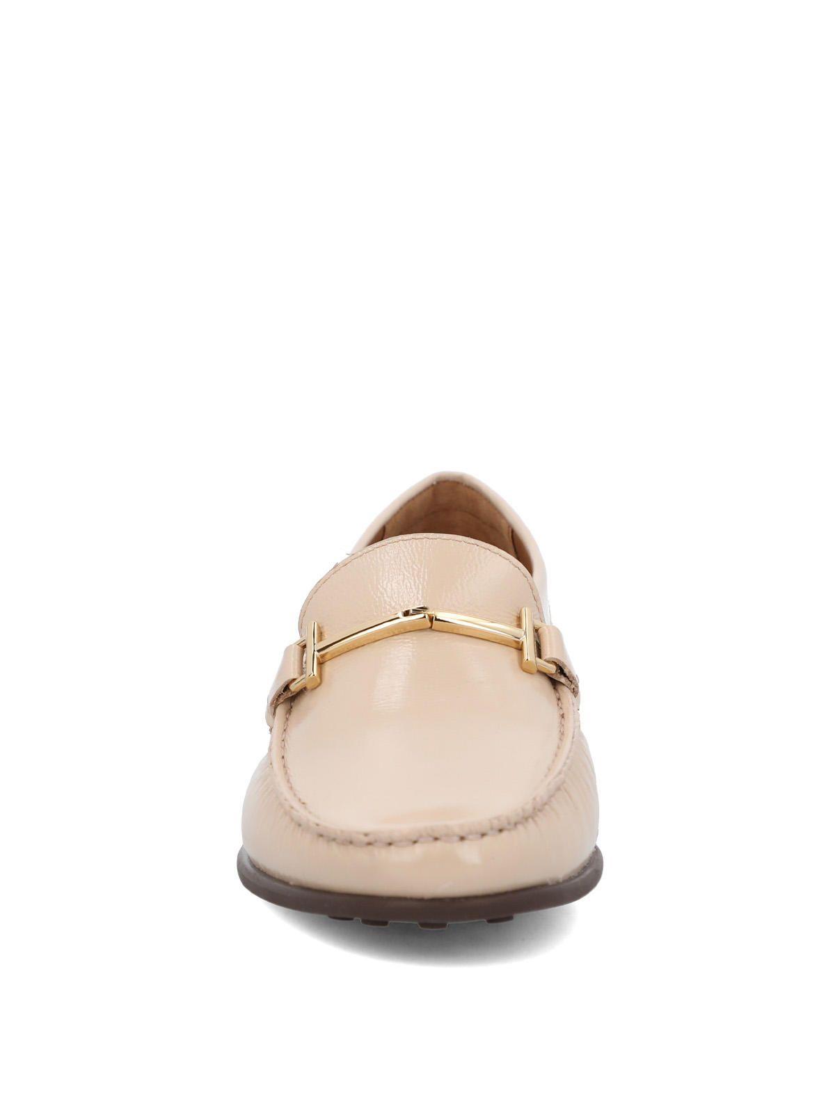 Mocasin Cuero Mujer Barta Beige/Crudo-3