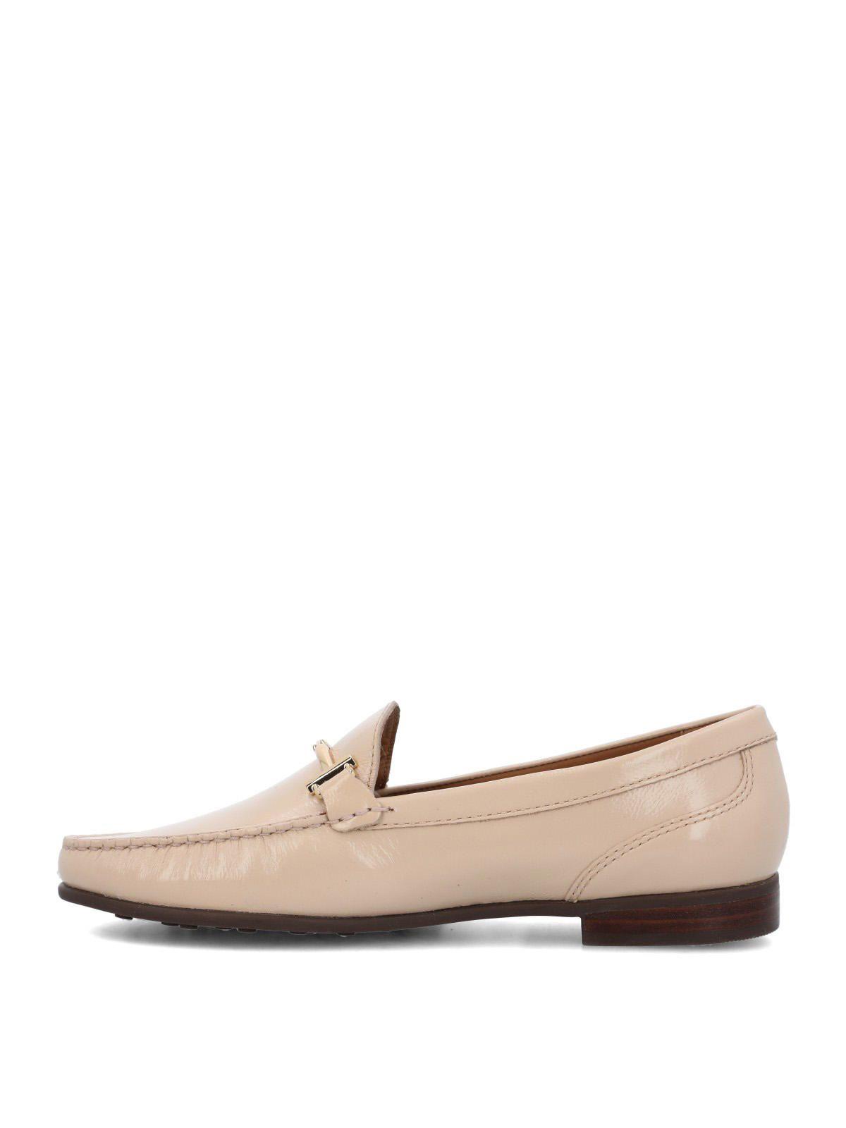 Mocasin Cuero Mujer Barta Beige/Crudo-4