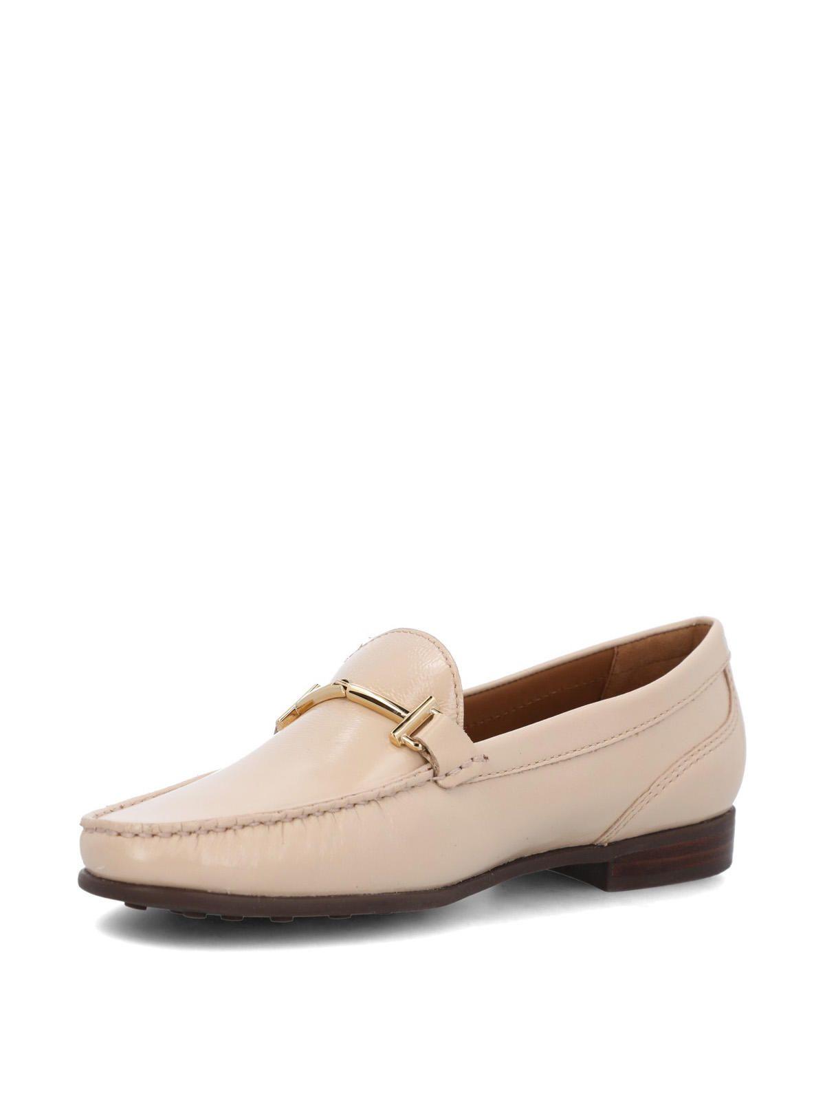 Mocasin Cuero Mujer Barta Beige/Crudo-5