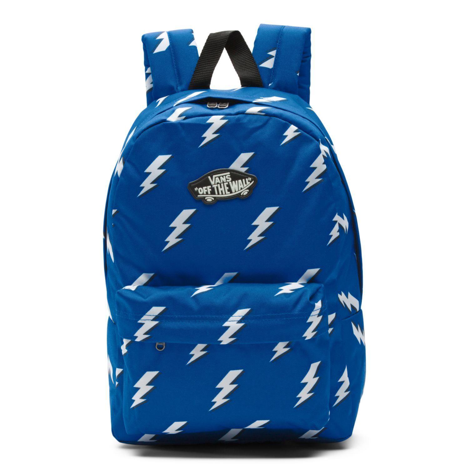 Mochila Niño By New Skool White-True Blue-1