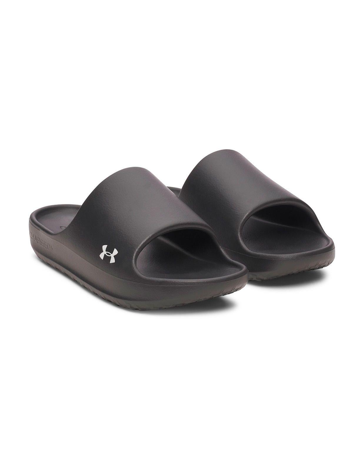 Sandalia Unisex Ua Charged+ Cush Negro-5
