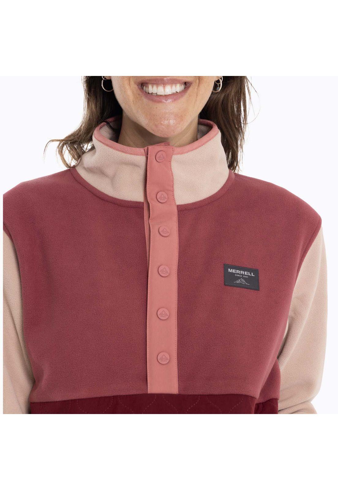 Polar Mujer Utukok Microfleece Burdeo Merrell-3