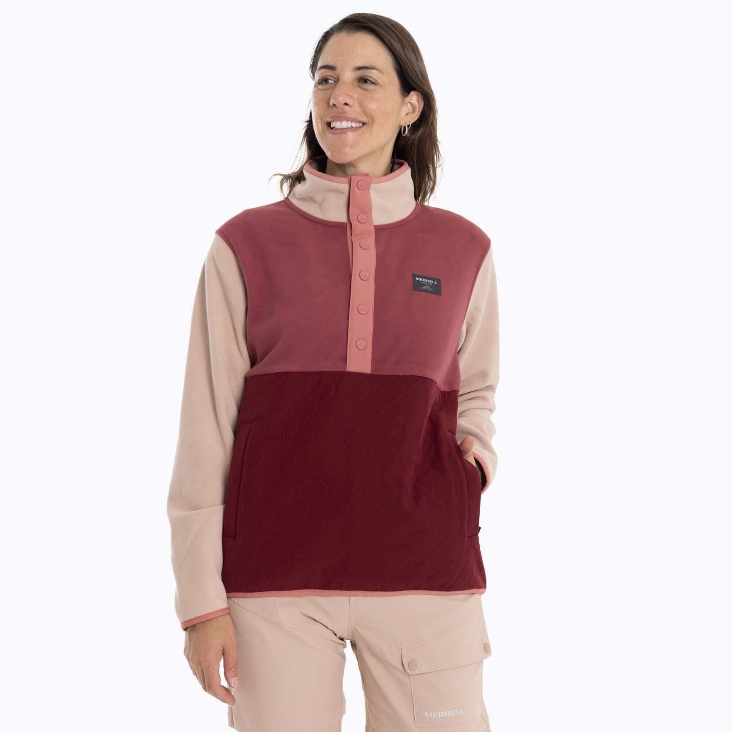 Polar Mujer Utukok Microfleece Burdeo Merrell-0