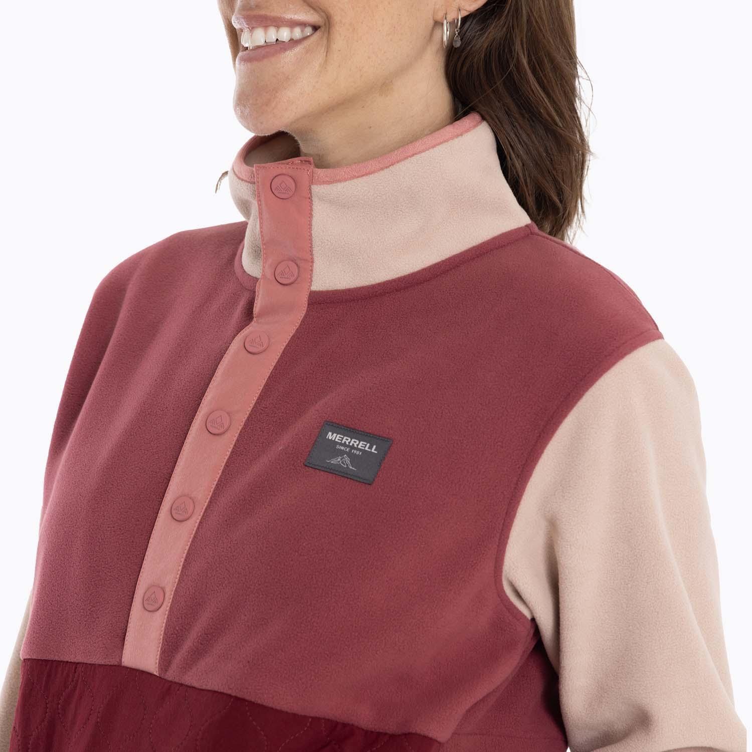 Polar Mujer Utukok Microfleece Burdeo Merrell-4