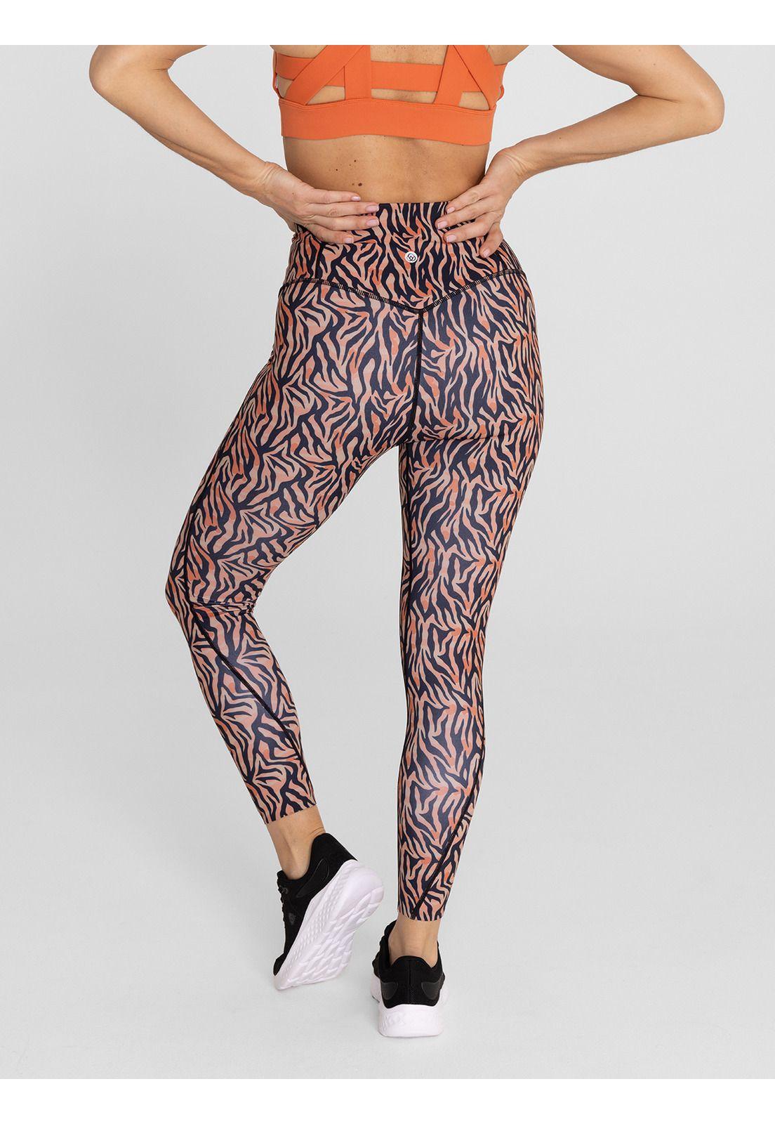 Calza 7/8 Mujer Ankle Helena Naranja-3