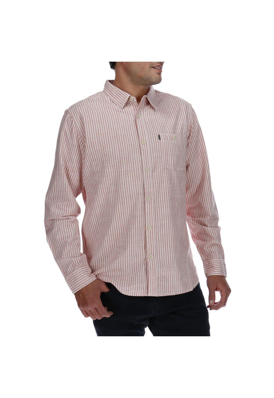 Camisa Ml Hombre Standard L/S Shirt Algodón Multicolor-3