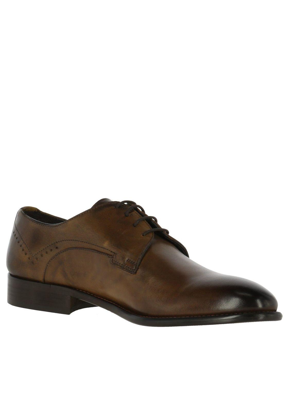 Zapato Cuero Fausto Khaki-1