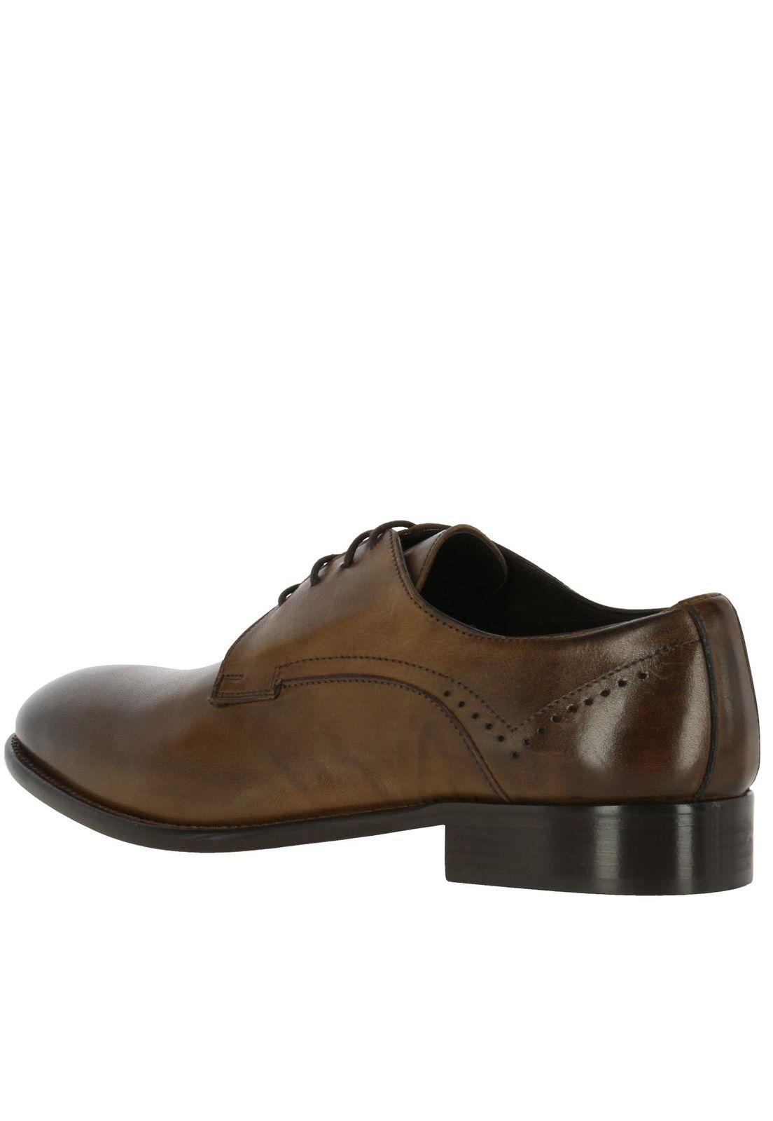 Zapato Cuero Fausto Khaki-4