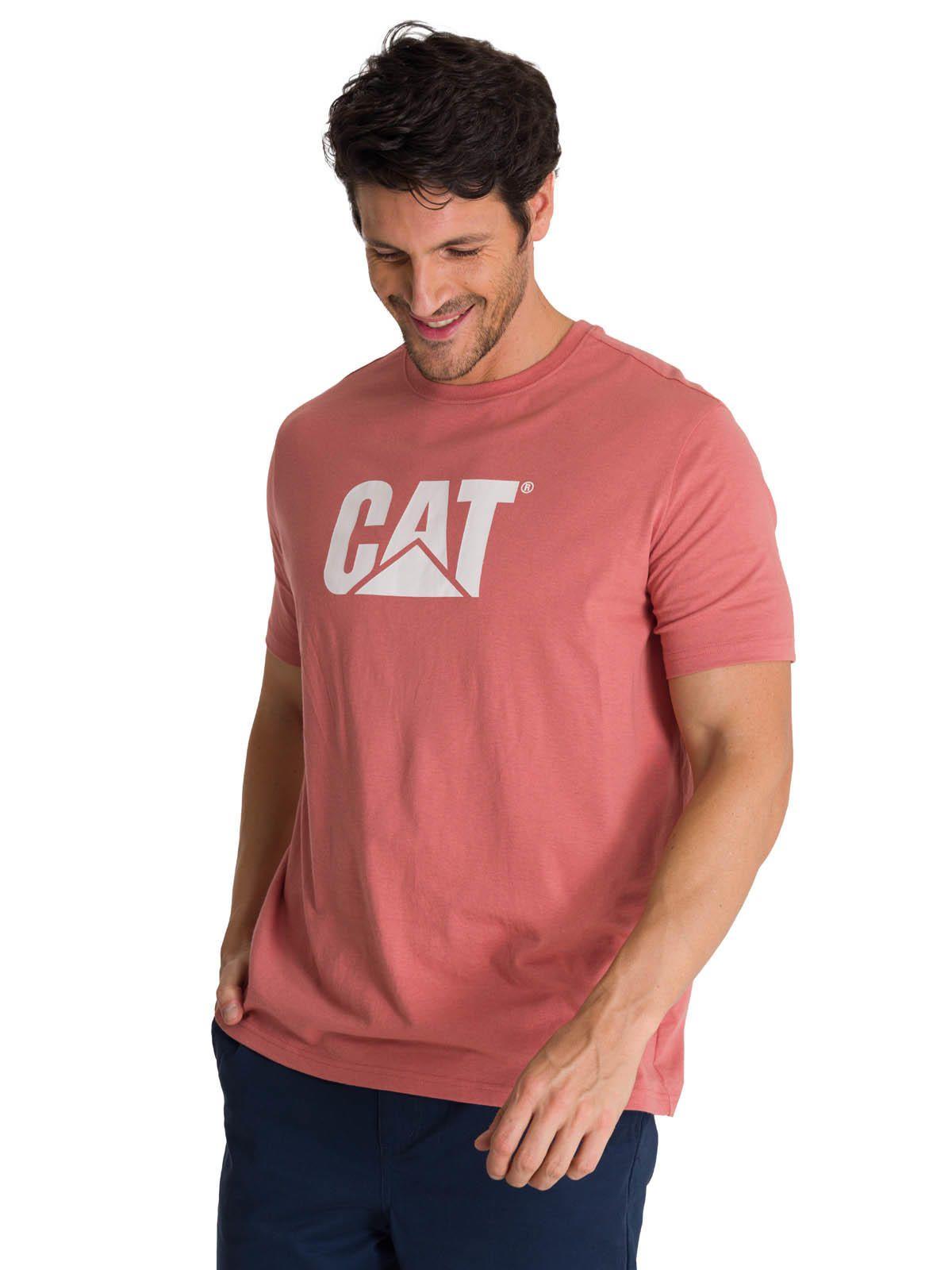 Polera Manga Corta Hombre Logo Terracota -1