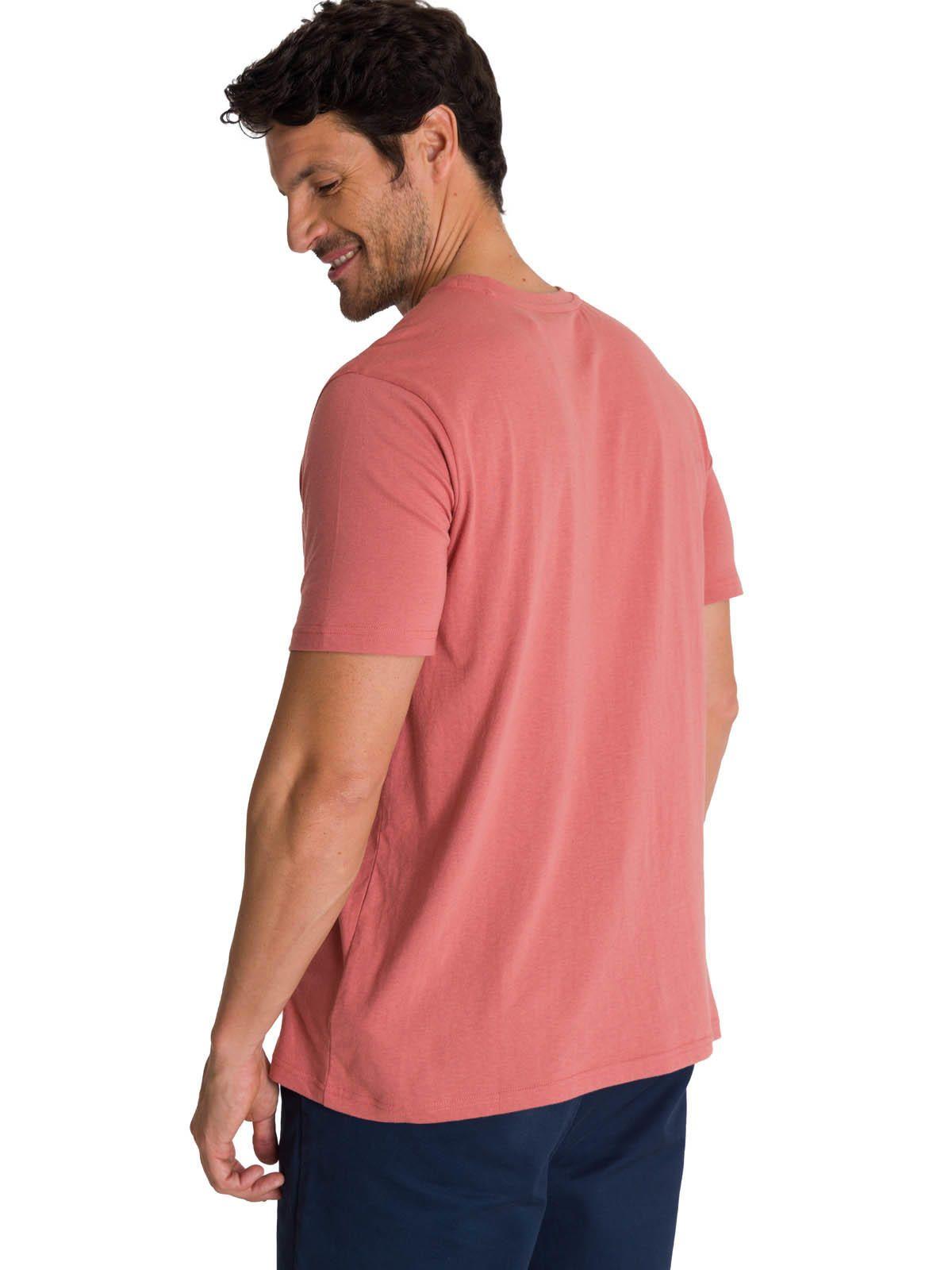 Polera Manga Corta Hombre Logo Terracota -3