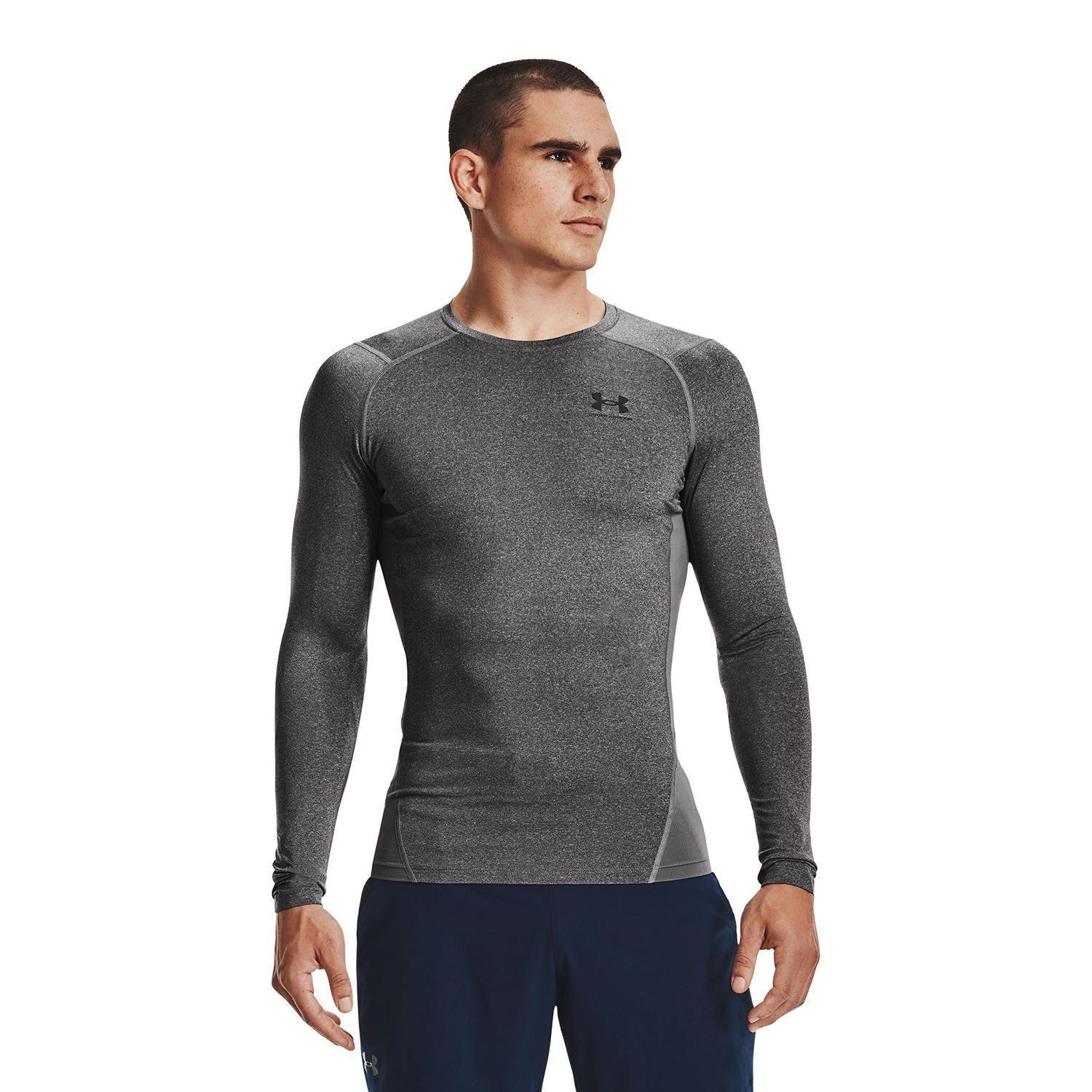 Polera M/L Hombre Ua Hg Armour Comp Gris-3