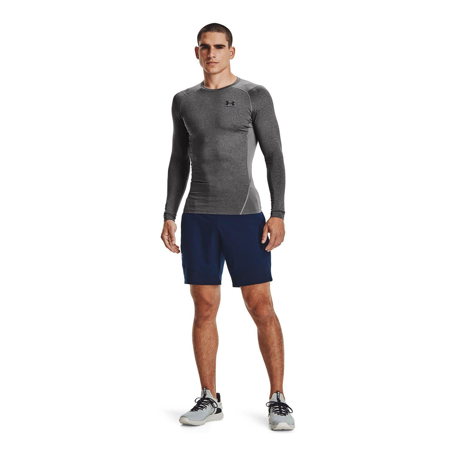 Polera M/L Hombre Ua Hg Armour Comp Gris-5