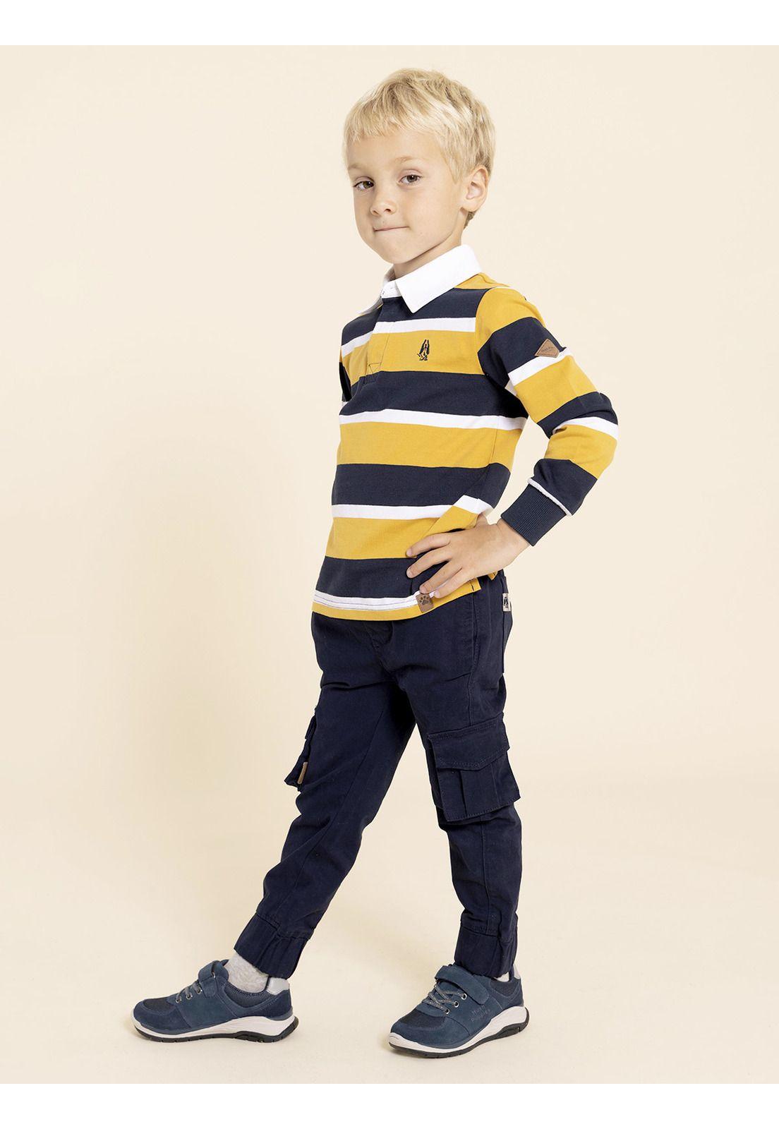 Pantalon Skout Niño Azul-5